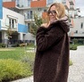 Alisha kabát mogyoró barna – Női télikabát – Innova Fashion – 3. kép